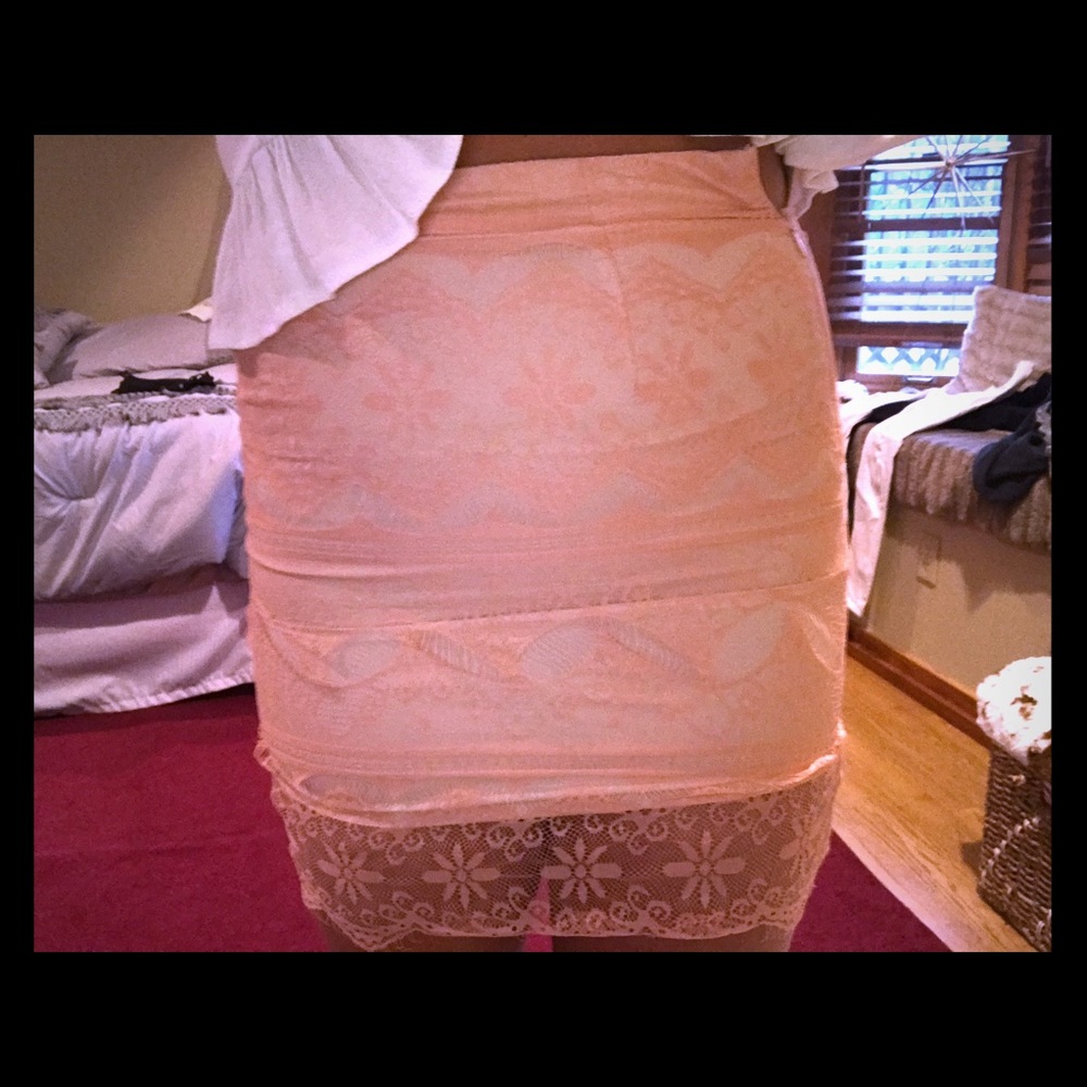 Sabo Skirt coral pencil skirt